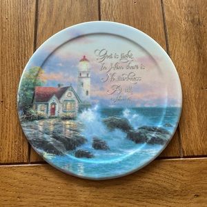Thomas Kinkade Beacon of Hope Plate